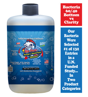 Bio-Pure Pond & Aquarium RESTORE 8 oz. treats up to 7,000. gallons