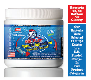 Bio-Pure Pond & Aquarium BENEFICIAL 14 oz. treats up to 110,000. gallons