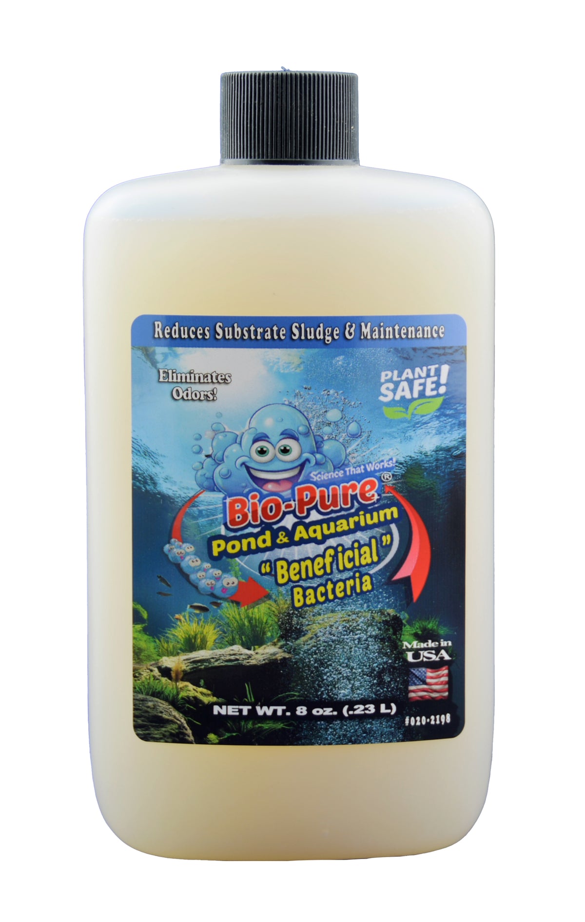 Bio-Pure Pond & Aquarium BENEFICIAL 8 oz. treats up to 7,000. gallons - CASE of 12