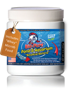 Bio-Pure Pond & Aquarium BENEFICIAL 4 oz. treats up to 30,000. gallons - CASE OF 12