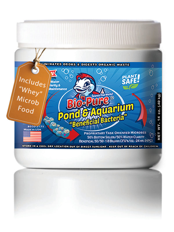 Bio-Pure Pond & Aquarium BENEFICIAL 14 oz. treats up to 110,000. gallons