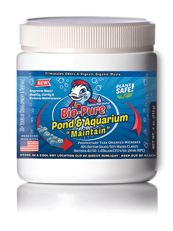 Pond & Aquarium Maintain 4 oz. | Pond Maintenance | Aquarium Maintenance | Pond Water Treatment | Bio-Pure Products