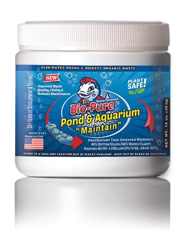 Pond & Aquarium Maintain 14 oz. | Pond Maintenance | Aquarium Maintenance | Pond Water Treatment | Bio-Pure Products