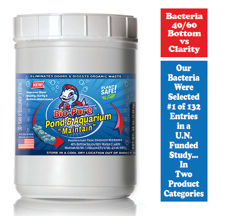 Bio-Pure Pond & Aquarium MAINTAIN 48 oz. treats up to 190,000. gallons