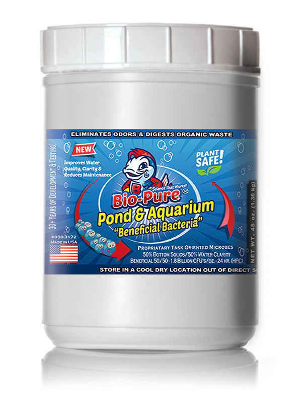 Pond & Aquarium Beneficial 48 oz. | Pond Beneficial | Aquarium Beneficial | Water Treatment Product | Bio-Pure Products